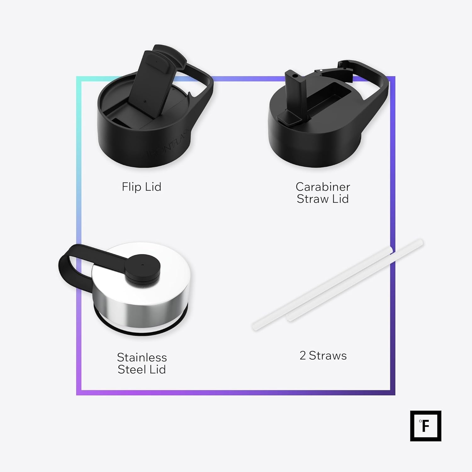 Stay Hydrated on Your Adventures: 32 Oz Wide Mouth Insulated Stainless Steel Flask with Straw in Midnight Black