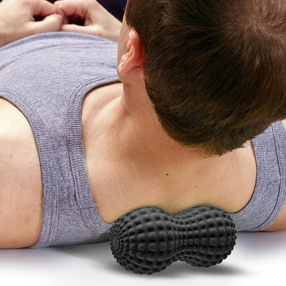 Ultimate Peanut Massage Ball: Double Lacrosse Roller for Deep Tissue Relief in Back, Neck, Shoulders, and More!