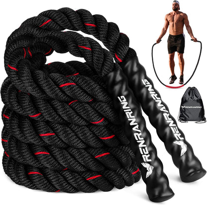 Elevate Your Fitness Game with Our 3lb Weighted Jump Rope - Perfect for Men and Women! Maximize Your Workouts and Build Strength with This Premium Heavy Skipping Rope for Home Gym and Outdoor Exercise.