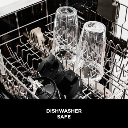 Ninja Fit Compact Personal Blender - Perfect for Smoothies, Shakes, and Frozen Drinks with 700-Watt Power and 2 Portable 16-Oz. Cups in Sleek Black